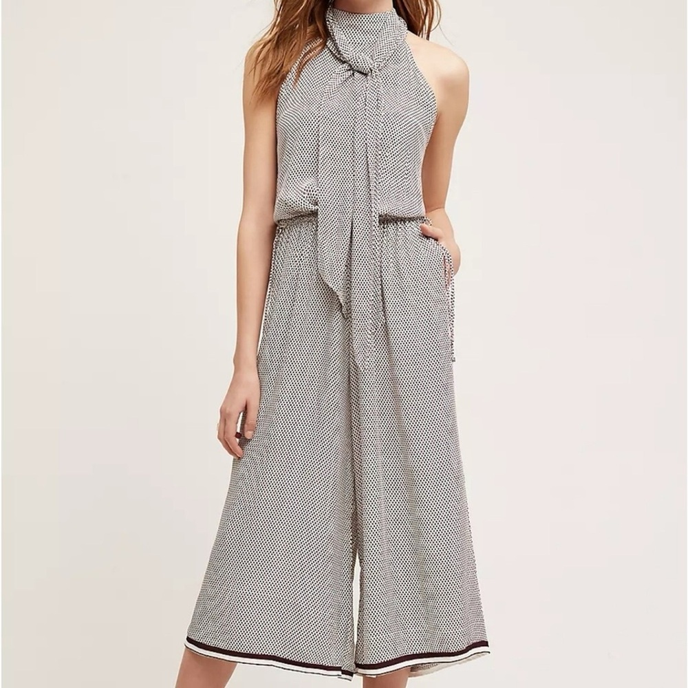 Faithfull the Brand Checkered Blouse in Black and White